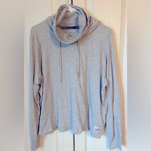 NWOT- Calvin Kline Long sleeve hooded tee shirt